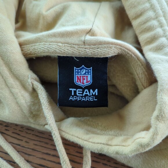 NFL Team Apparel Los Angeles Rams Hoodie Sweatshirt XXL Gold Fleece Pullover - Picture 5 of 14